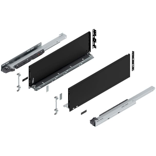 Blum LEGRABOX Drawer System, C-Height, Carbon Black Matte