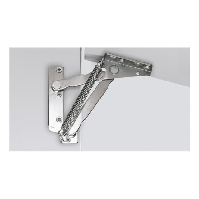 75° Opening Left-Hand Lid Fitting, Nickel-Plated