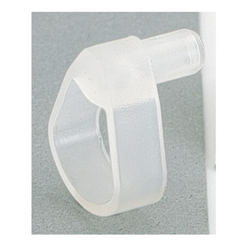 3/16" Hold Down Shelf Stud Support, Clear Finish