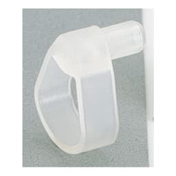 3/16" Hold Down Shelf Stud Support, Clear Finish