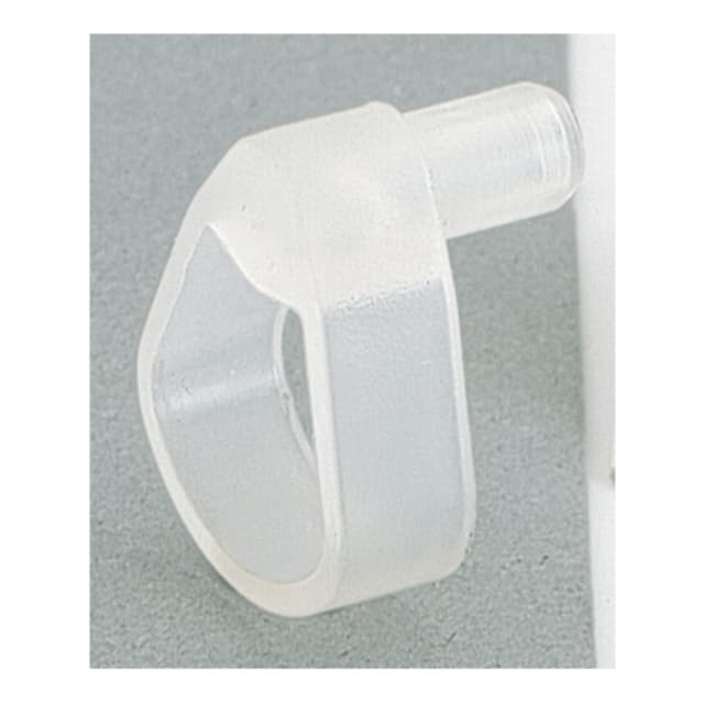 3/16" Hold Down Shelf Stud Support, Clear Finish