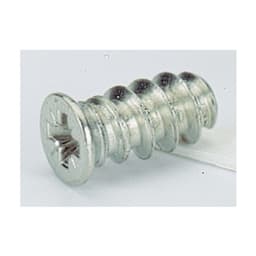 6mm x 14mm Direct Fixing Screw, Nickel, Box of Thousand by Hettich America