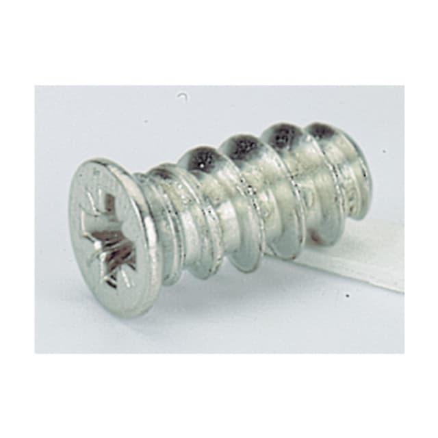 6mm x 14mm Direct Fixing Screw, Nickel, Box of Thousand by Hettich America