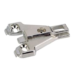 Intermat Face Frame Mounting Plate, Nickel-Plated, 0mm