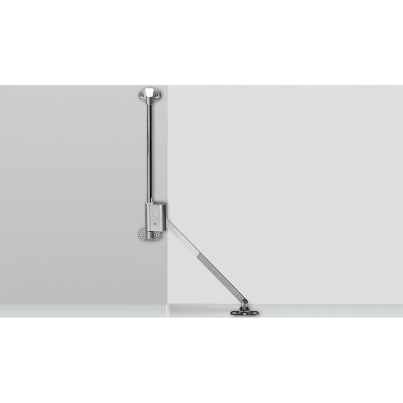 Klassik D 322mm Flap Stay with L258 D Support, Nickel-Plated