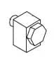 Blum 1897310 Swivel Elbow Connector Block