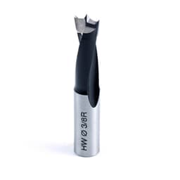 3/8" x 57mm Brad Point Boring Bit, Right Hand, 10mm Shank