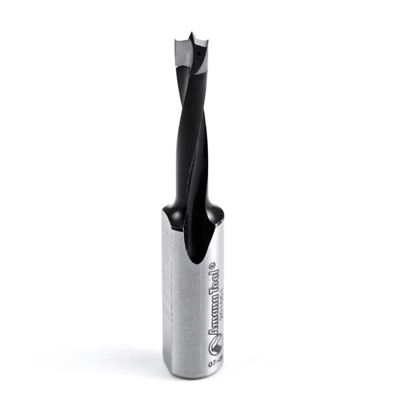 5.1mm x 57mm Brad Point Boring Bit, Right Hand, 10mm Shank