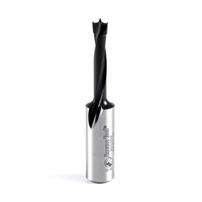 5.2mm x 57mm Brad Point Boring Bit, Right Hand, 10mm Shank
