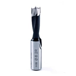 8.2mm x 57mm Brad Point Boring Bit, Right Hand, 10mm Shank