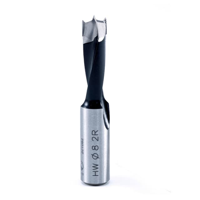 8.2mm x 57mm Brad Point Boring Bit, Right Hand, 10mm Shank