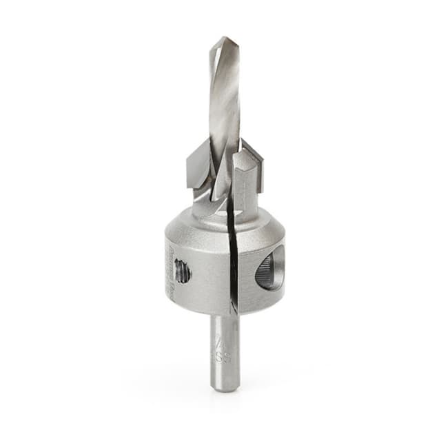 5/8" - 25/32" x 1-11/32" Di-count Adjustable Countersink Bit for Drills, 1/4" - 13/32" Shank