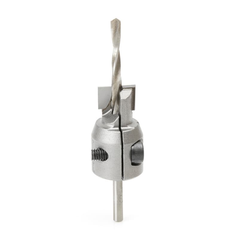 29/64" - 5/8" x 1-3/32" Carbide Tipped Adjustable Countersink Bit, 1/8" - 9/32" Shank