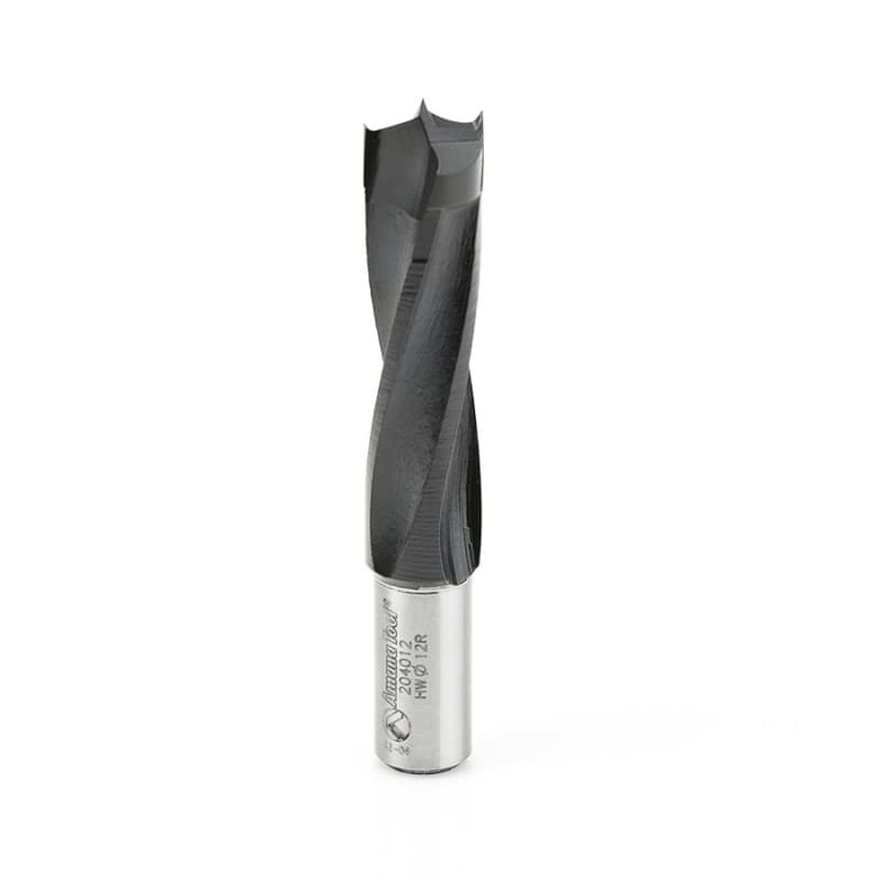 12mm x 70mm Brad Point Boring Bit, Right Hand, 10mm Shank