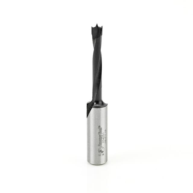 5.1mm x 70mm Brad Point Boring Bit, Right Hand, 10mm Shank