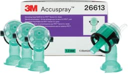 Accuspray Atomizing Head Refill Pack, Green, 4/Pack
