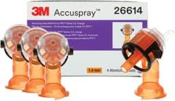 Accuspray Atomizing Head Refill Pack, Orange, 4/Pack