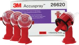 Accuspray Atomizing Head Refill Pack, Red, 4/Pack