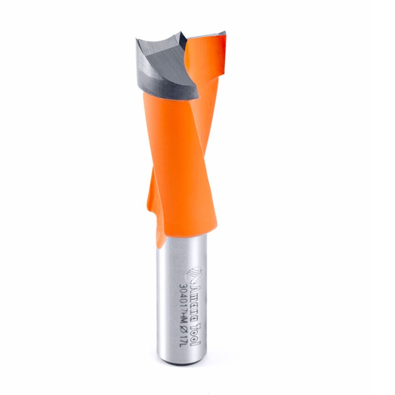 17mm x 70mm Brad Point Boring Bit, Left Hand, 10mm Shank