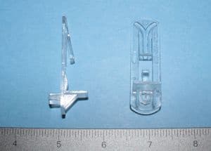 5mm Shelf Support, Clear Finish 1000/Box