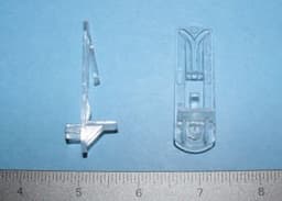 5mm Shelf Support, Clear Finish 1000/Box