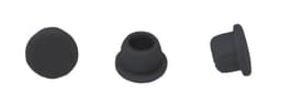 Clamex 6mm 90° Cover Cap, Black (100/Box)