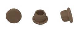 Clamex 6mm 90° Cover Cap, Brown (100/Box)