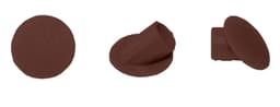 Clamex 6mm 45° Cover Cap, Dark Brown (100/Box)