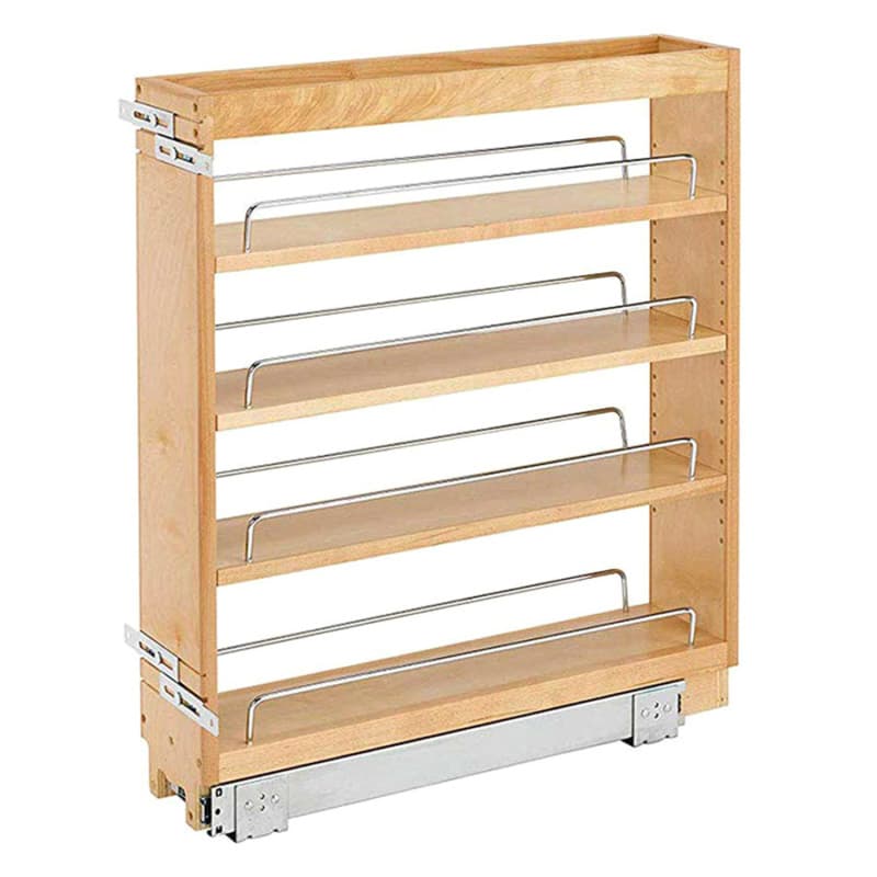 6-1/2" 3-Shelf Pullout Organizer, Wood