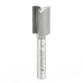 12mm x 2" High Production Straight Plunge Router Bit, 2-Flute, 1/4" Shank