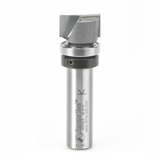 3/4" x 2-1/2" Bottom Cleaning Router Bit, 2-Flute, 1/2" Shank