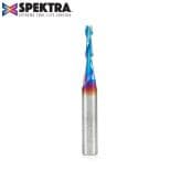 1/8" x 2" Spektra Up-Cut Spiral Plunge Bit, 2-Flute, 1/4" Shank