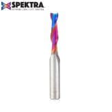 3/16" x 2" Spektra Up-Cut Spiral Plunge Bit, 2-Flute, 1/4" Shank