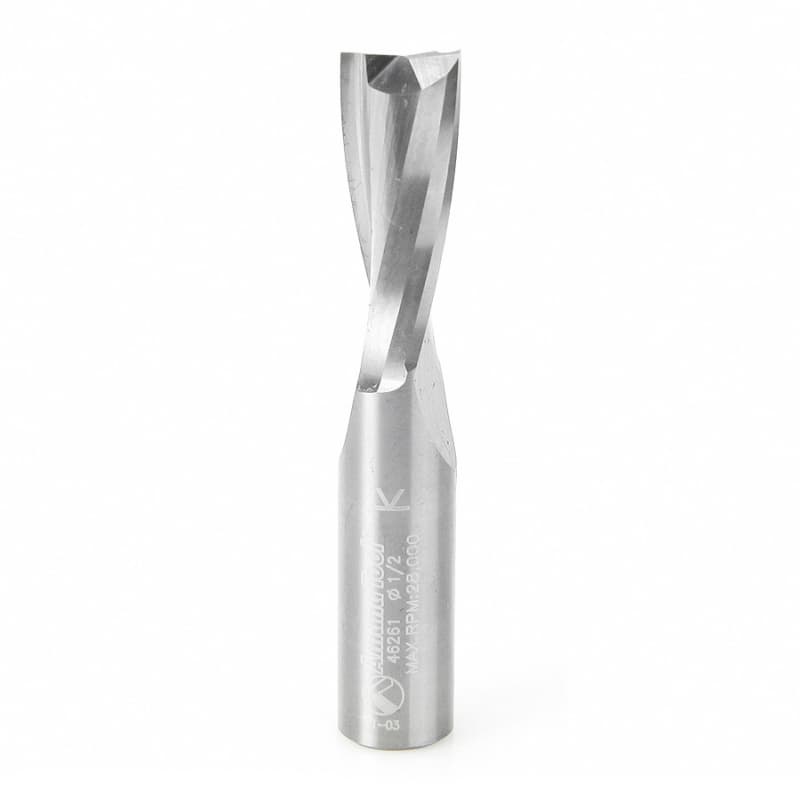 1/2" x 3" Up-Cut Spiral Plunge Bit for Solid Wood, 2-Flute, 1/2" Shank