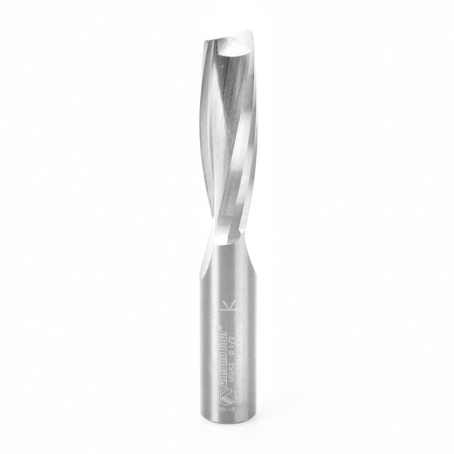 1/2" x 3-1/2" Up-Cut Spiral Plunge Bit for Solid Wood, 2-Flute, 1/2" Shank