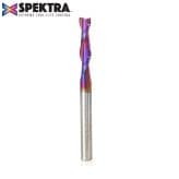 1/4" x 3" Spektra Up-Cut Spiral Plunge Bit, 2-Flute, 1/4" Shank