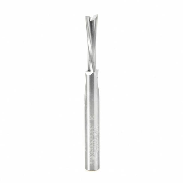 1/4" x 2-1/2" Acrylic Cutting 'O' Down-Cut Slow Spiral Router Bit, 2-Flute, 1/4" Shank