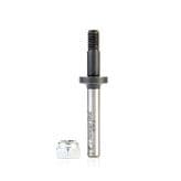 1/4" - 28 NF x 2-3/8" Router Arbor with Hex Nut/Washer, 1/4" Shank