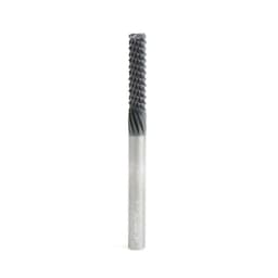 1/4" x 3" High Performance AlTiN Coated End Mill Router Bit, 1/4" Shank