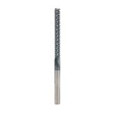 1/4" x 4" High Performance AlTiN Coated End Mill Router Bit, 1/4" Shank