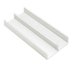 3/4" x 144" Sliding Upper Guide, Clear Anodized Finish