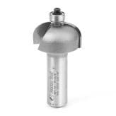 1-1/8" x 3/8" Radius Cove Router Bit, 2-Flute, 1/2" Shank