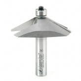 2-1/2" x 2-63/64" Chamfer Bit, 2-Flute, 1/2" Shank