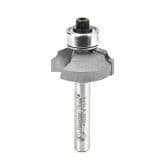 15/16" x 1-5/8" x 9/64" Radius Door Edge Detail Bit for Rosettes 20°, 1/4" Shank
