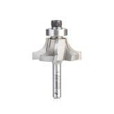1-3/8" x 3/8" Radius Corner Rounding/Beading Router Bit, 4-Flute, 1/4" Shank