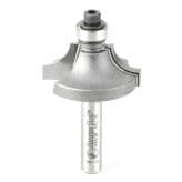 1-1/8" x 2-1/16" x 5/16" Radius Beading Router Bit, 2-Flute, 1/4" Shank