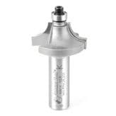 1-1/4" x 2-9/16" x 3/8" Radius Beading Router Bit, 2-Flute, 1/2" Shank