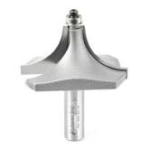 2-1/2" x 3-3/16" x 1" Radius Beading Router Bit, 2-Flute, 1/2" Shank