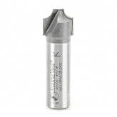5/8" x 3/16" Radius Plunging Round Over Bit, 2-Flute, 1/2" Shank