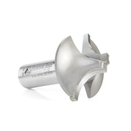 1-3/8" Dia x 3/4" Carbide Tipped Plunging Round Over 1/2" Radius, 1/2" Shank